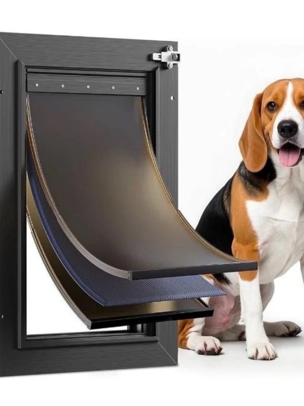 Pet Door Flap for Dogs - Black Dog Door Insert